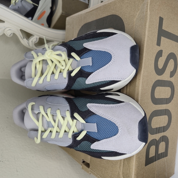 Yeezy Gray and Black Chunky Sneakers - Picture 3 of 8